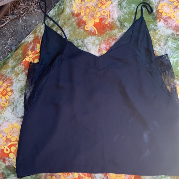 Mason Black lace Silk Top - Picture 7 of 8